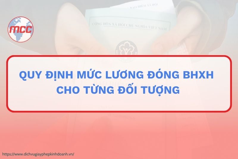 mức lương đóng bhxh