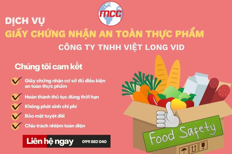 dịch vụ xin giấy chứng nhận an toàn thực phẩm