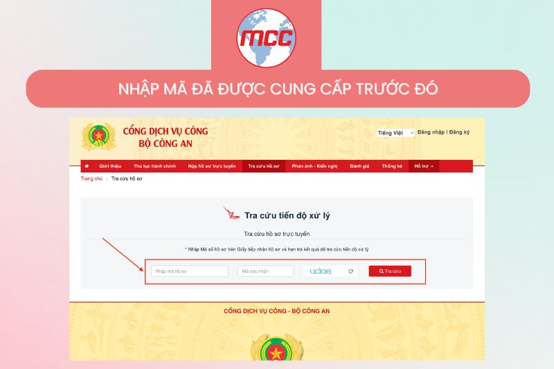 tra cứu hộ chiếu