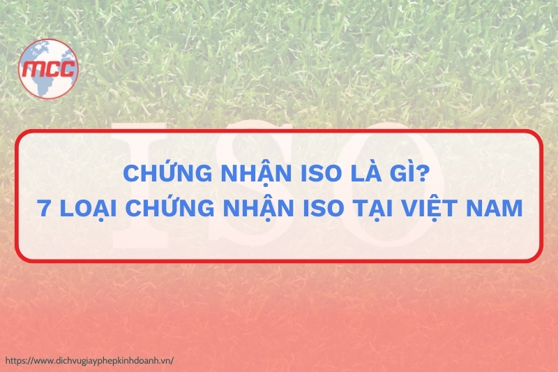 chứng nhận iso là gì