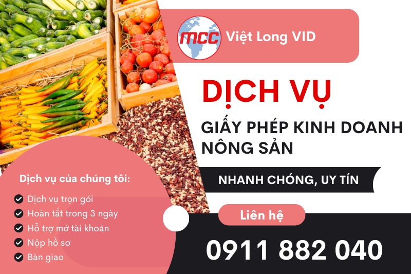 Giấy phép kinh doanh nông sản