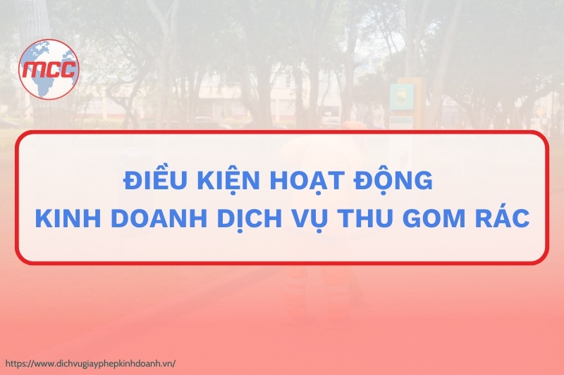 kinh doanh dịch vụ thu gom rác