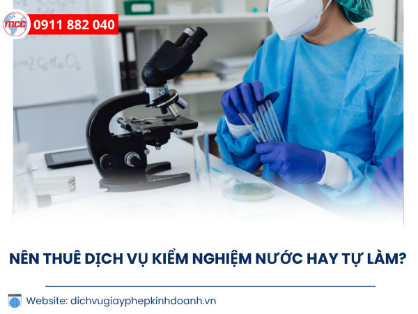  dịch vụ kiểm nghiệm nước
