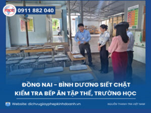 kiểm tra an toàn vệ sinh thực phẩm bếp ăn