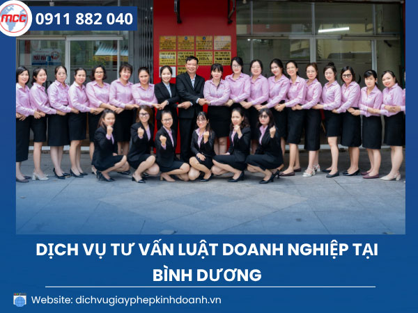 Dịch vụ tư vấn luật doanh nghiệp uy tín tại Bình Dương