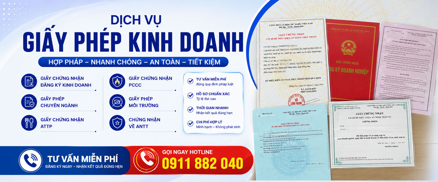 Việt Long vid - dịch vụ giấy phép kinh doanh
