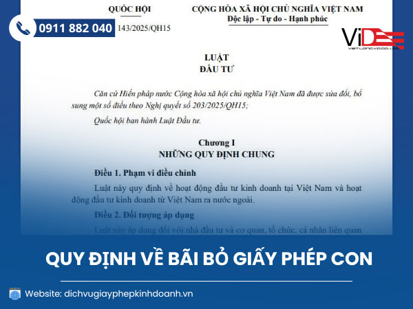 miễn giấy phép kinh doanh có điều kiện
