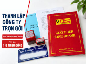 Dịch vụ thành lập công ty trọn gói