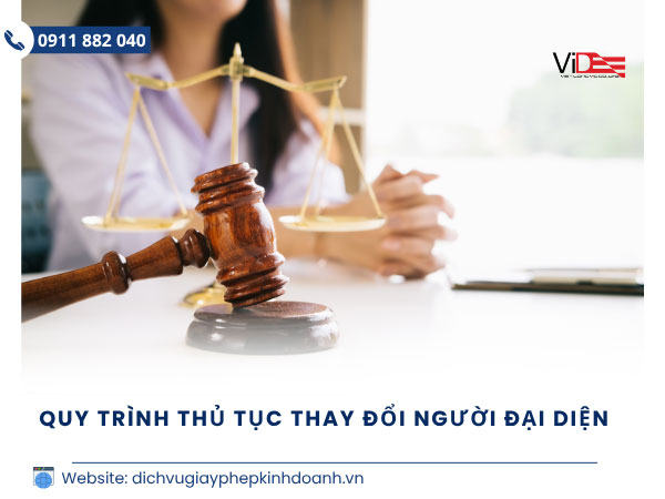 thủ tục thay đổi người đại diện pháp luật